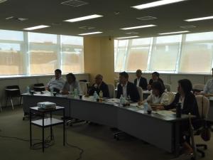 富山市視察の様子