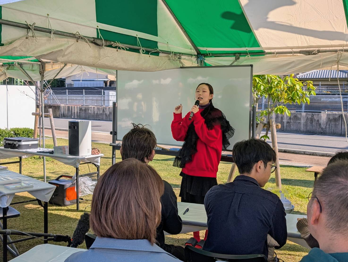 秋のいろどりフェスタ　一筆箋ワークショップ