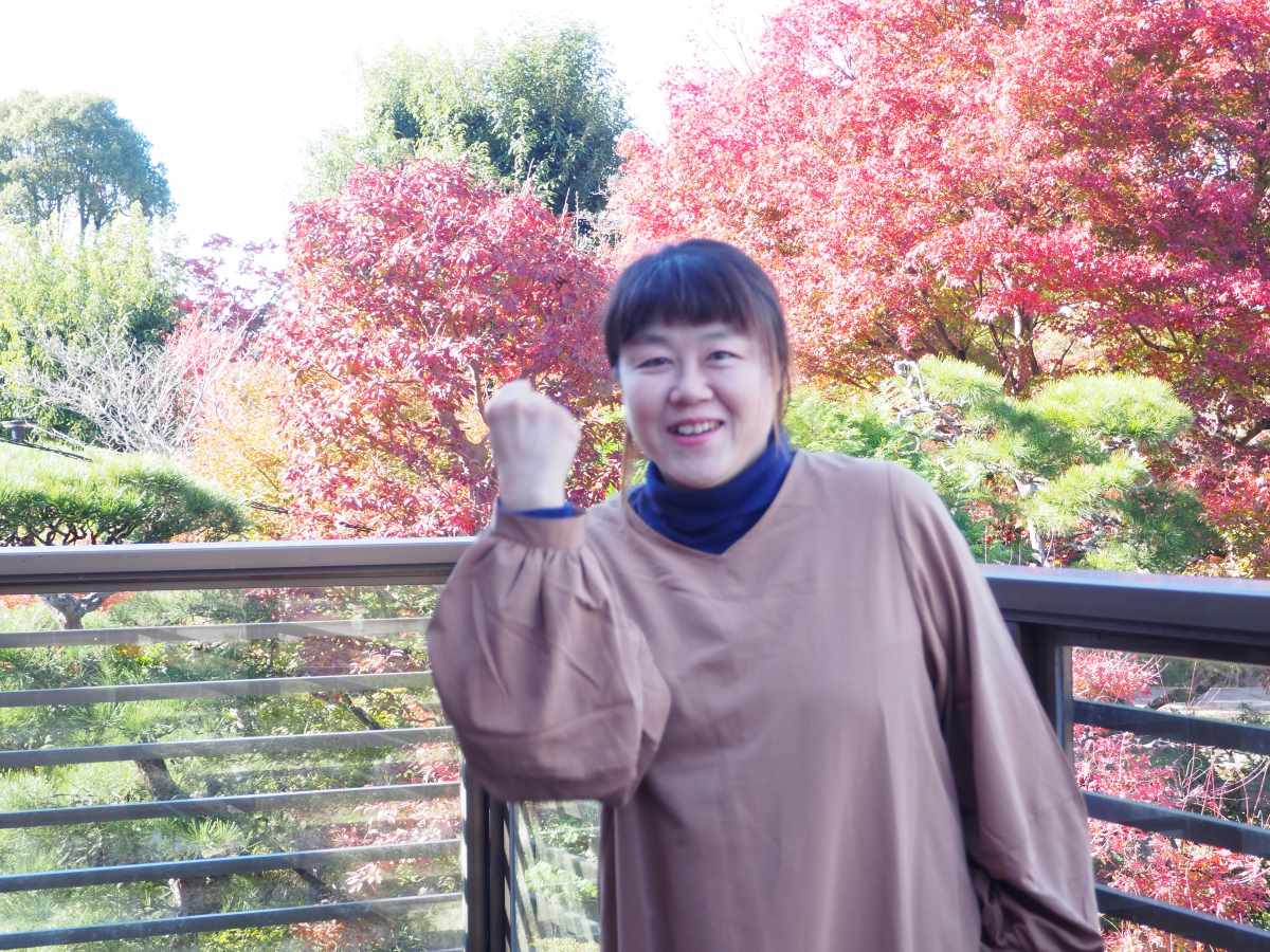 平安なりきり体験に参加した女性