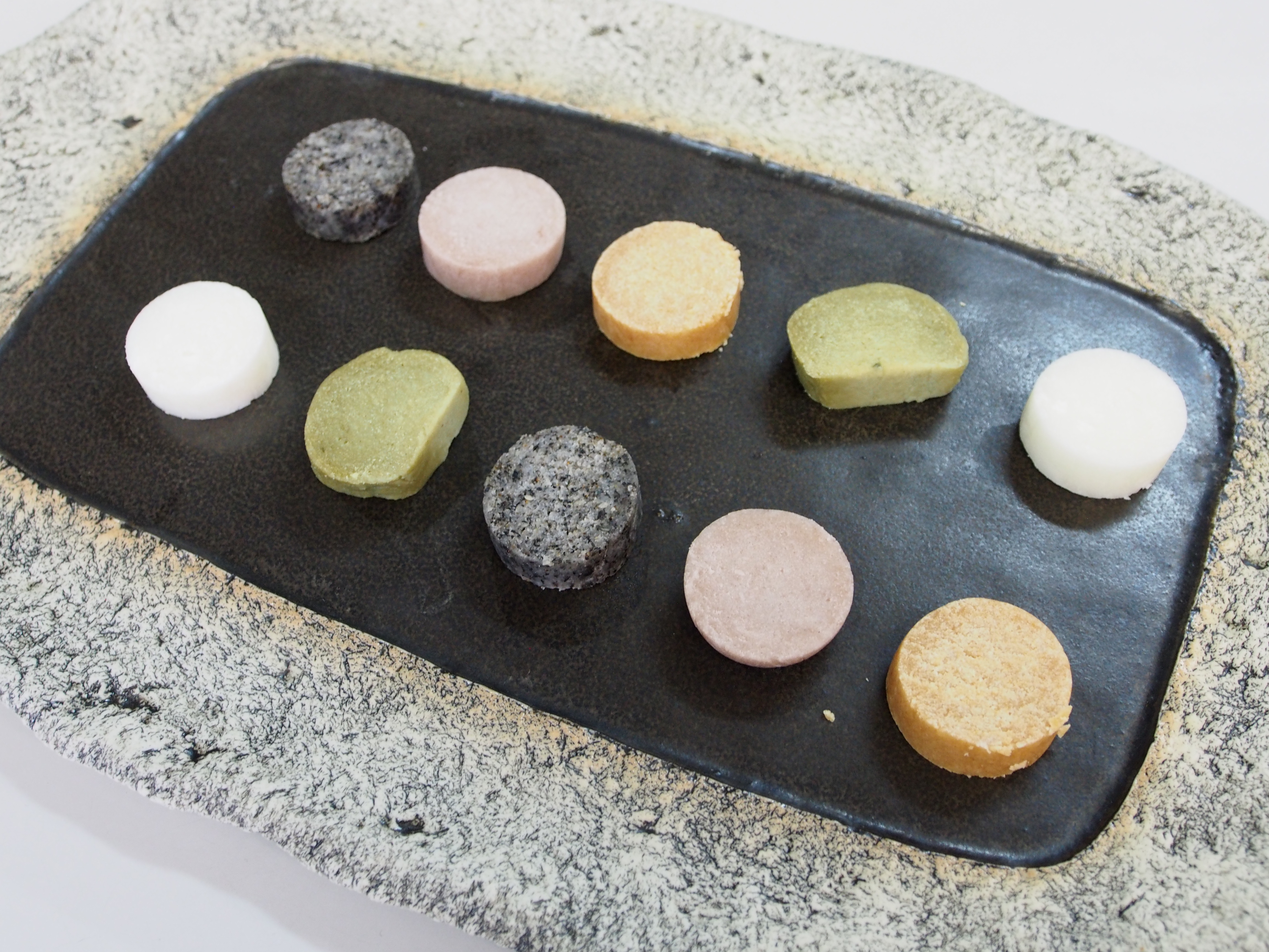 切り分けた粉熟