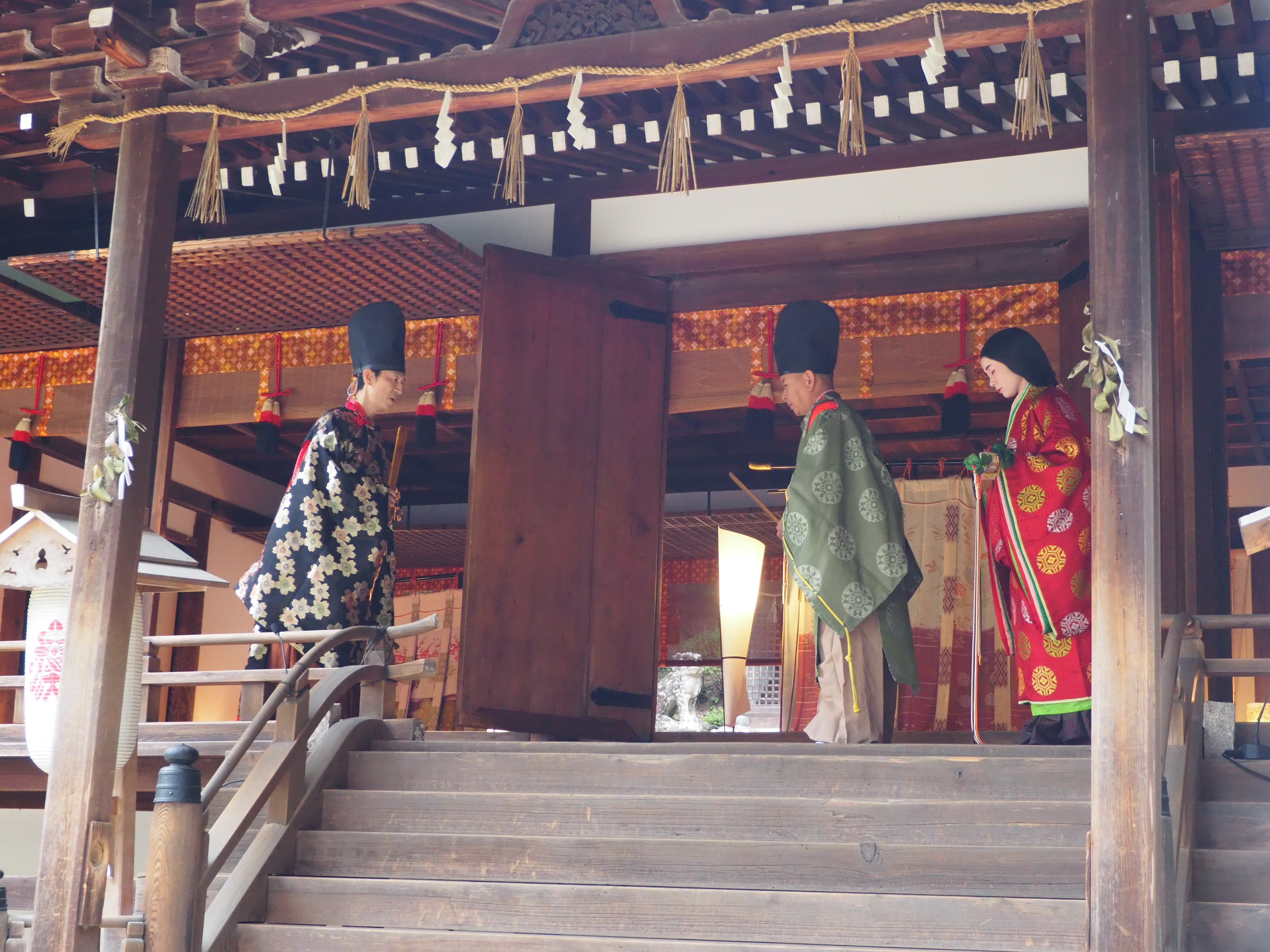 出立の儀の様子