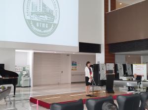 挨拶をする松村市長