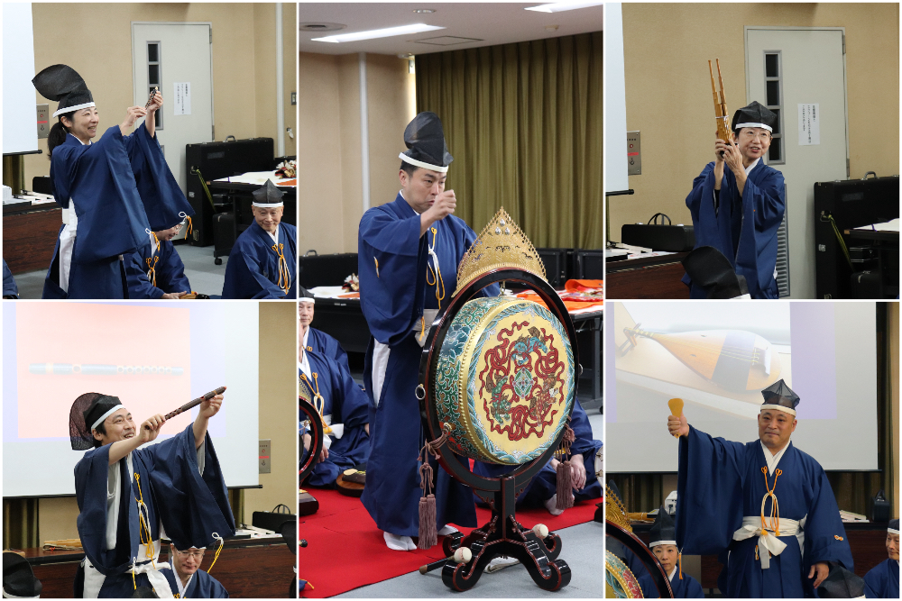 楽器紹介の様子