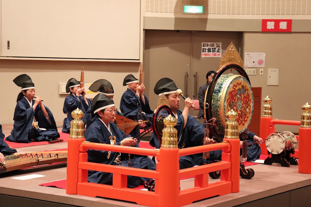 雅楽の演奏会
