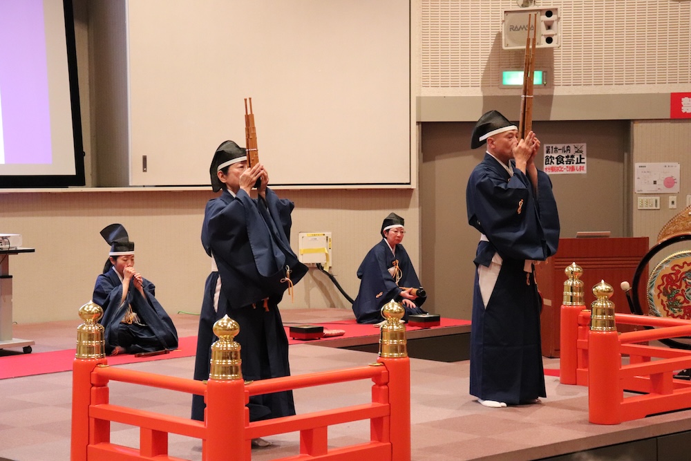 楽器「竽（う）」と鳳笙の共演