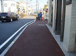 工事後(現在)の歩道の画像
