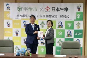 執行役員と市長2