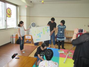 みなさんの意見を発表しましたの画像