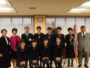 30回連続30回目の出場を果たされた立命館宇治高等学校の選手の皆さんの画像