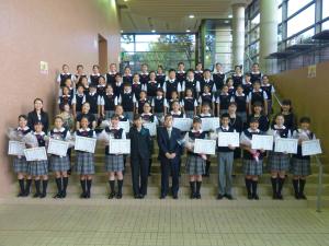 令和2年度卒団式5