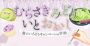 むらさきみどりキャンペーン　メインビジュアル