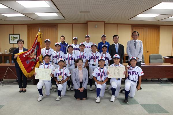「IBA-boys 第40回全国軟式野球大会」に出場される「伊勢田ファイターズスポーツ少年団」の皆さん